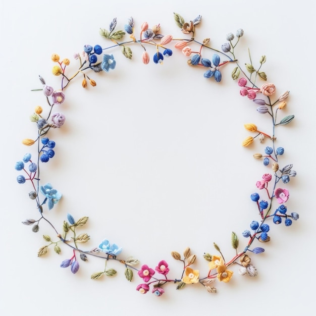 broderie pe tambur cu modele pastel